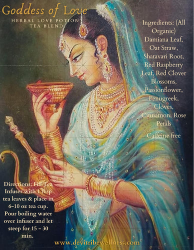 Goddess of Love Herbal Love Potion (Herbal Tea Blend)