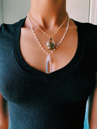 Blessed Earth 🌍 Sacred Waters 💧Necklace Set